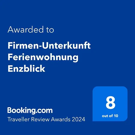Firmen-Monteur Unterkunft Ferienwohnung Enzblick Vaihingen an der Enz Exterior foto
